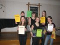 Uzvarētājas - Priekules vidusskolas meiteņu komanda